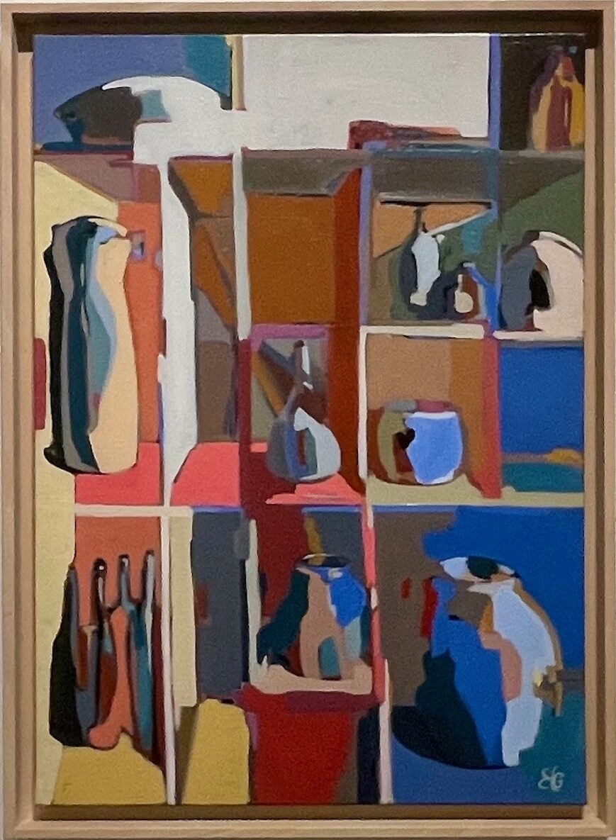 le vase bleu 70x50