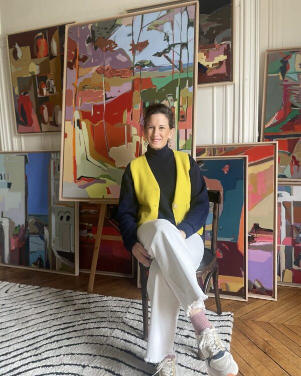 Eléa Grâce dans son atelier
